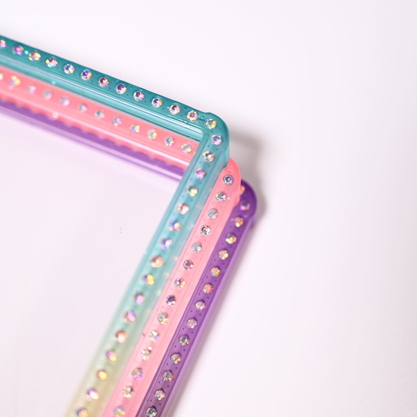 Matte Two-Color Rhinestone PSA Protective Case