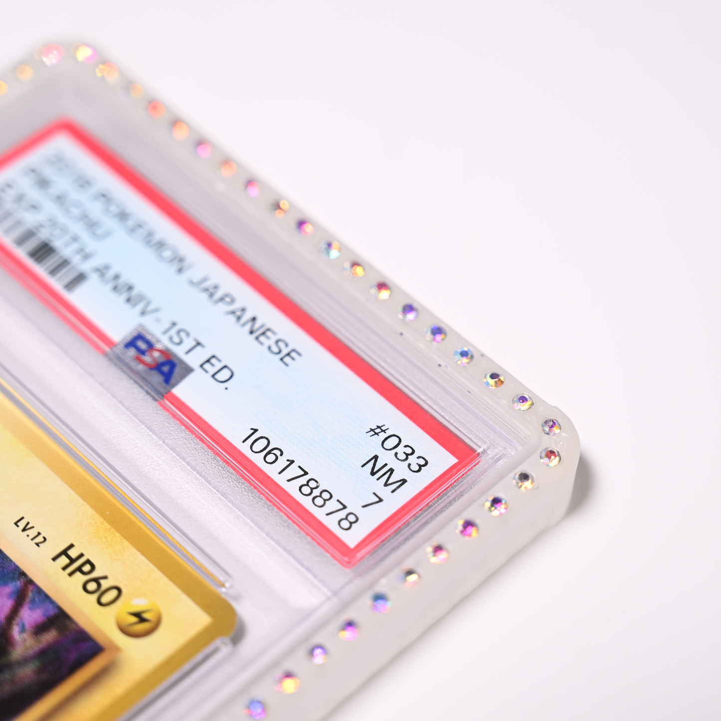 Matte Single-Color Rhinestone PSA Protective Case